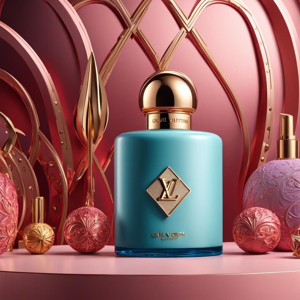 Luxury Cosmetic Product Design in Detailed Matte Painting