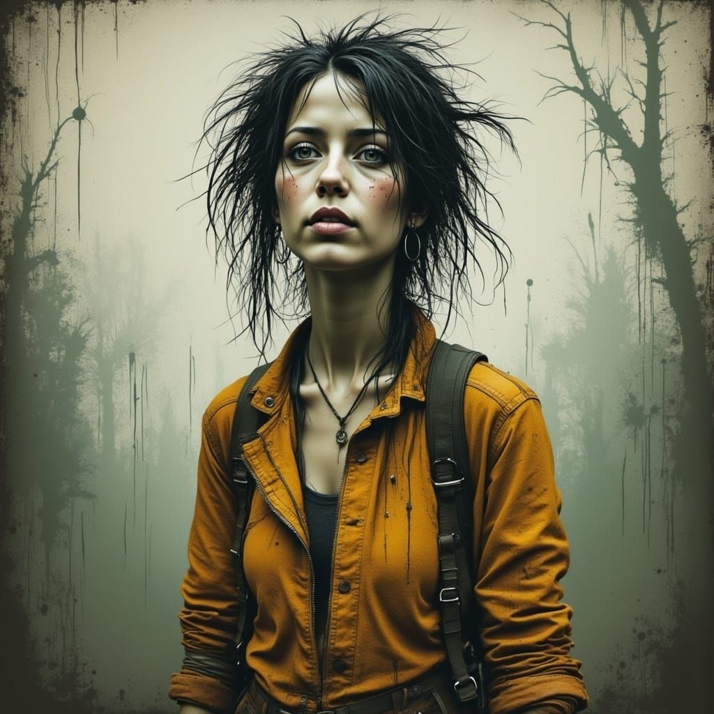 Storm Aftermath: Fear and Awe in Boho Grunge Style