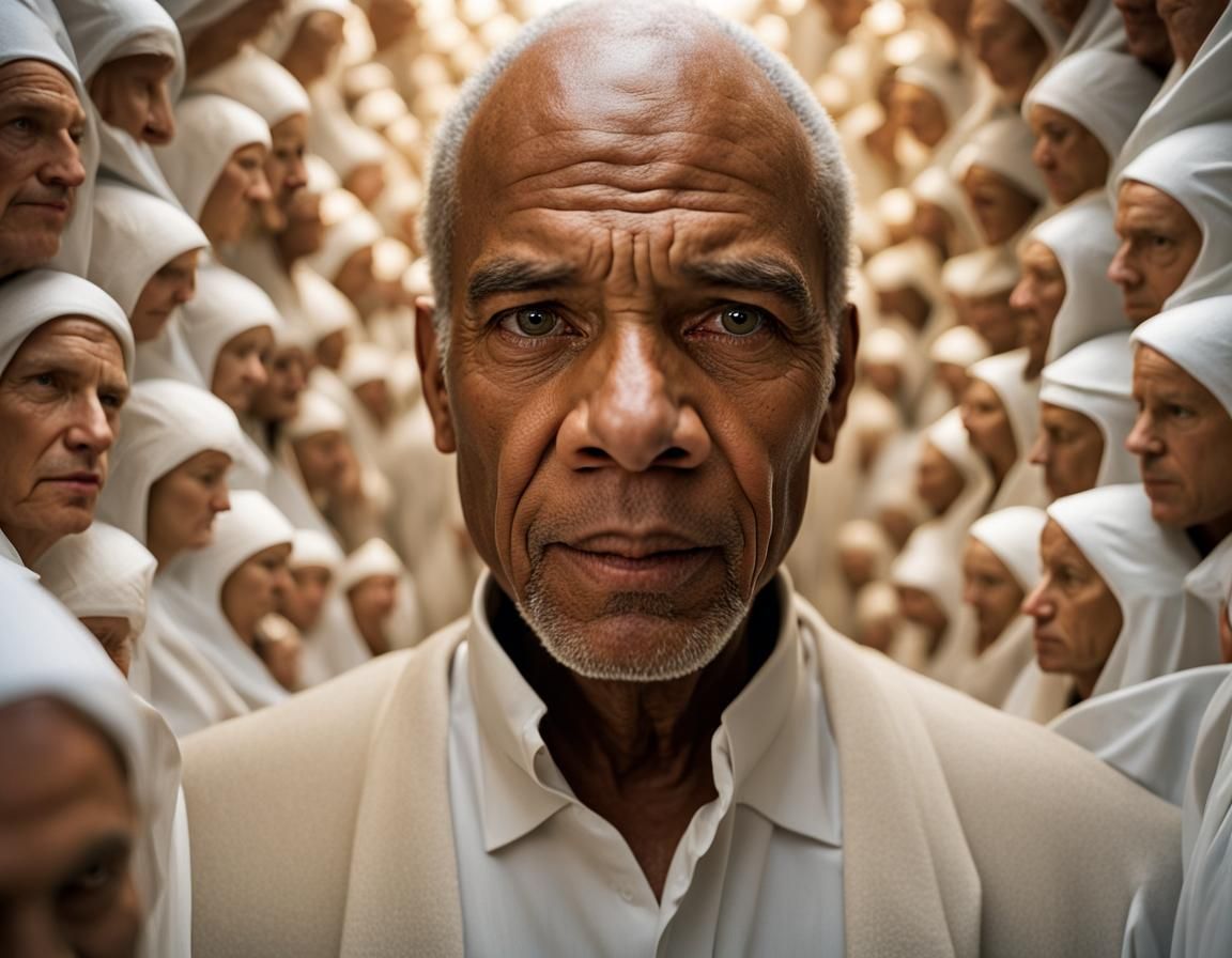 Man Welcomed to Heaven: Professional Portrait Photography