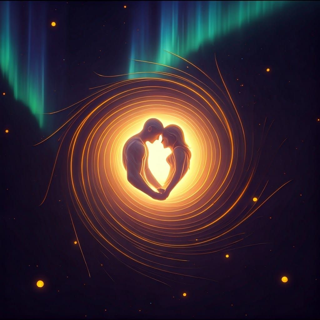 Ethereal Beings in Eternal Dance: A Cosmic Vision