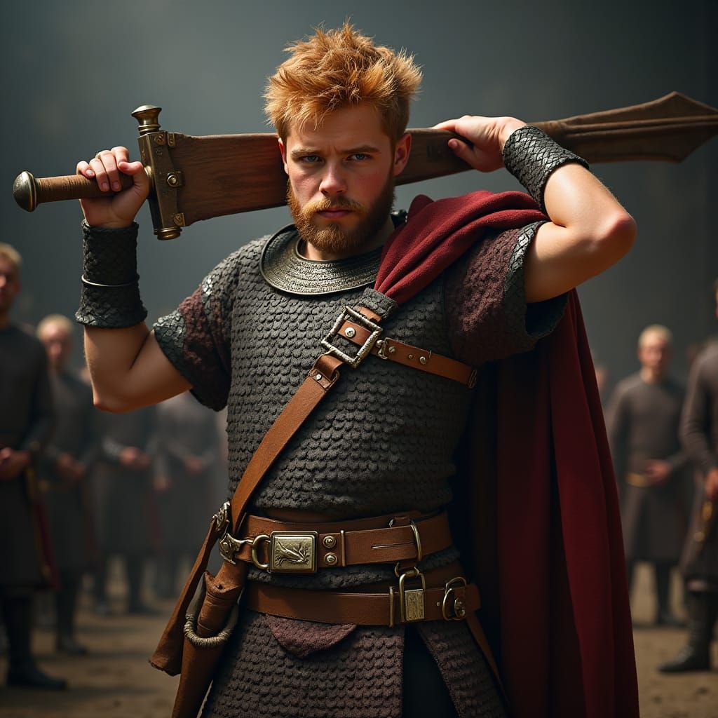 Dwarf Tempest Cleric Unleashes Lightning Storm in Digital Ar...