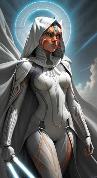 Ahsoka as White Lantern: Comic Book Art