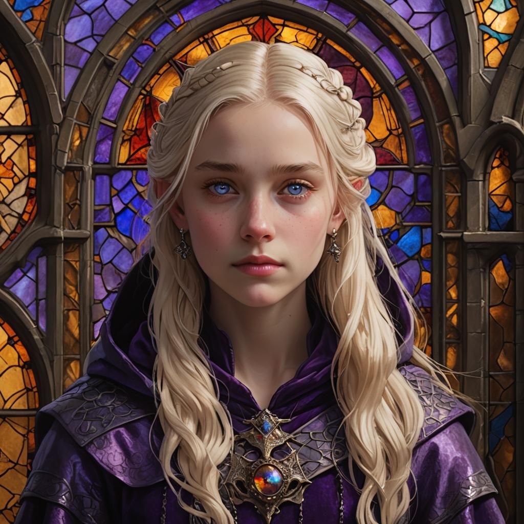 Targaryen Girl Portrait in Golden Hour Lighting