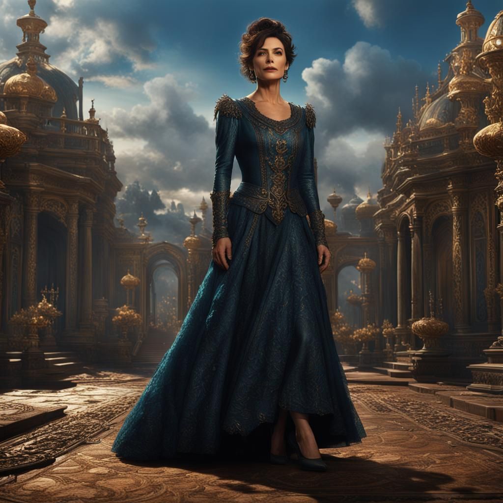 Gina Gershon in Bound: Detailed Matte Painting