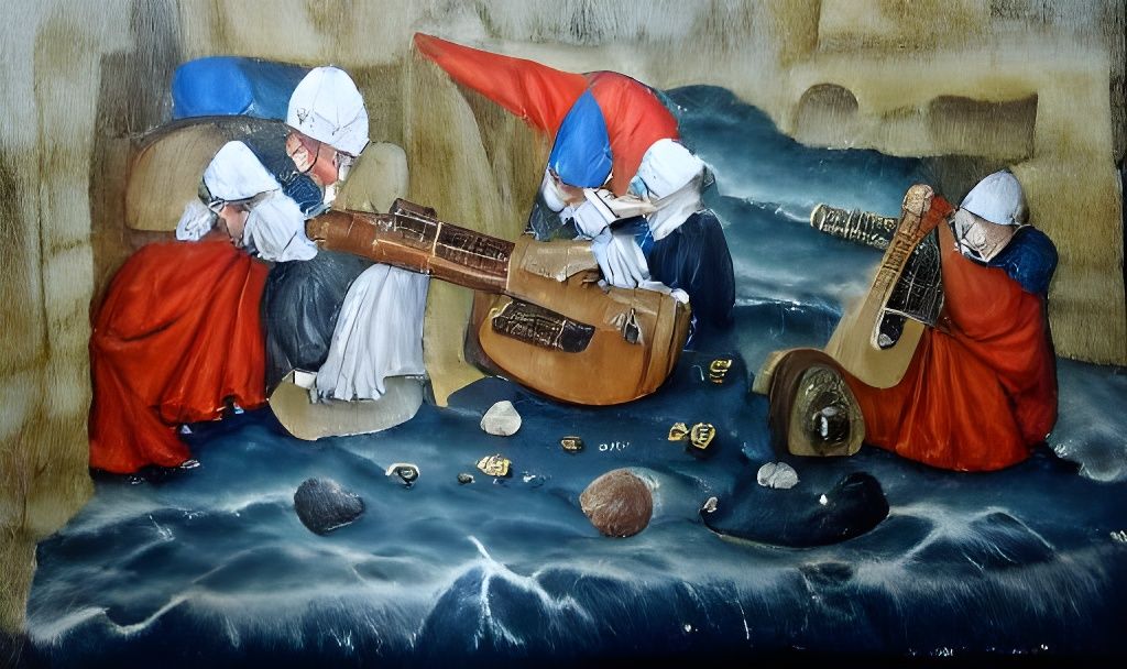 Stormy Seas: A 15th Century Oil Painting