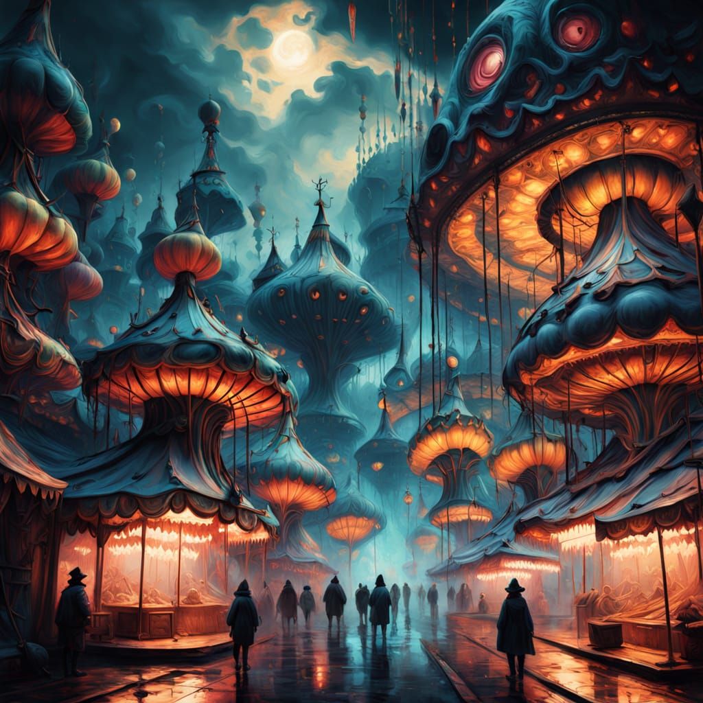 Cosmic Carnival Horrors in Heavy Metal Style