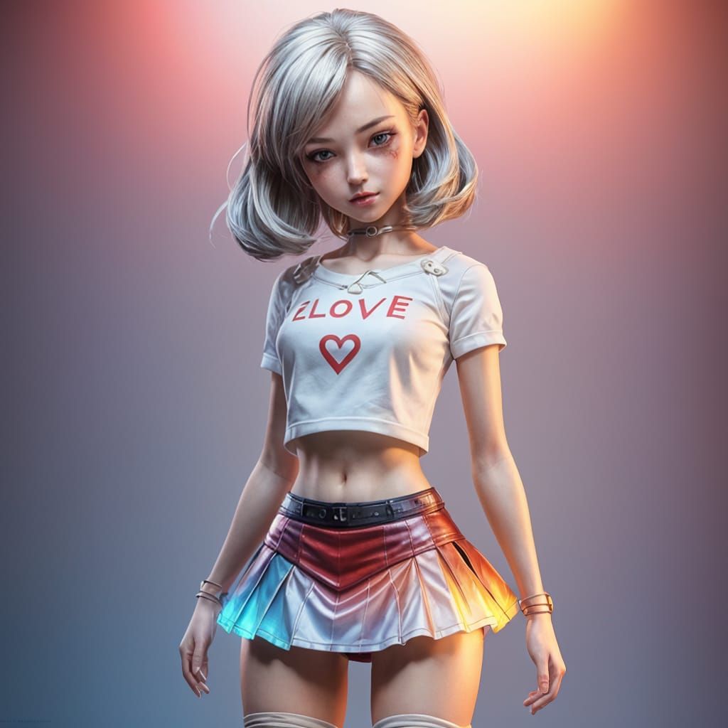 Surreal Fantasy Doll in Hyper-Realistic Digital Art