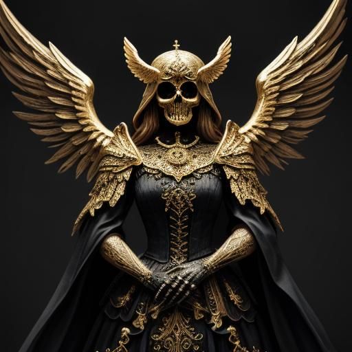 Intricate Angel of Death in High Resolution
