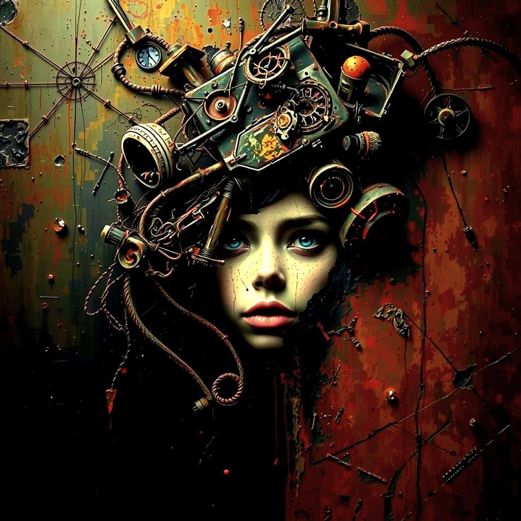 Inner Turmoil in Dark, Chaotic Colors