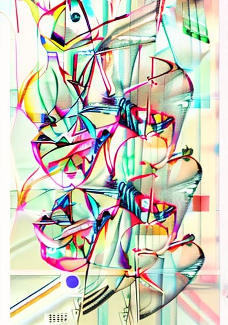 Chaotic 3D Graphic Score Inspired by Music and Geometry