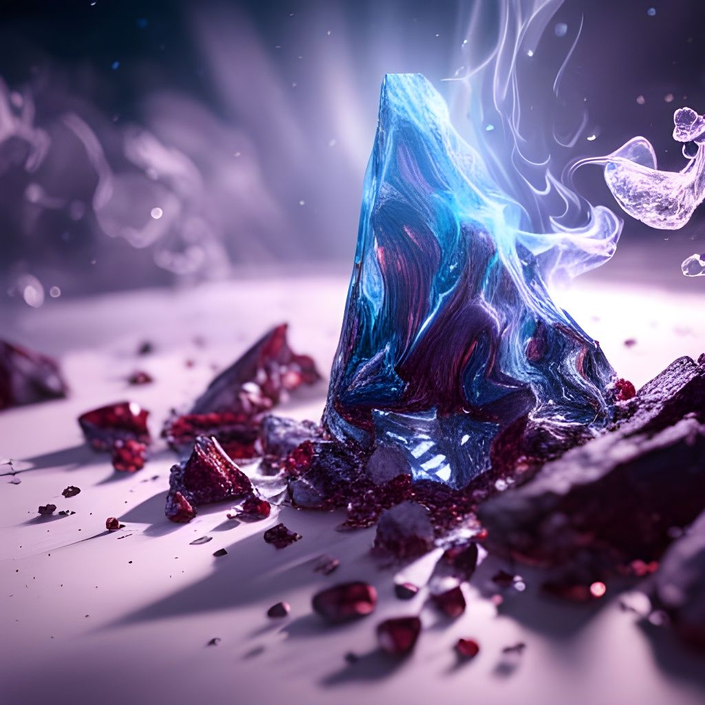 Cosmic Energy Emanates From Glass Shards