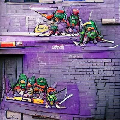 Teenage Mutant Ninja Turtles AI Rendition