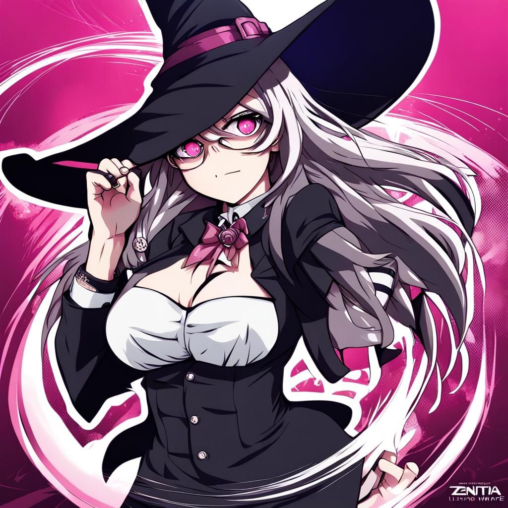 Anime Style Danganronpa Ultimate Witch Illustration