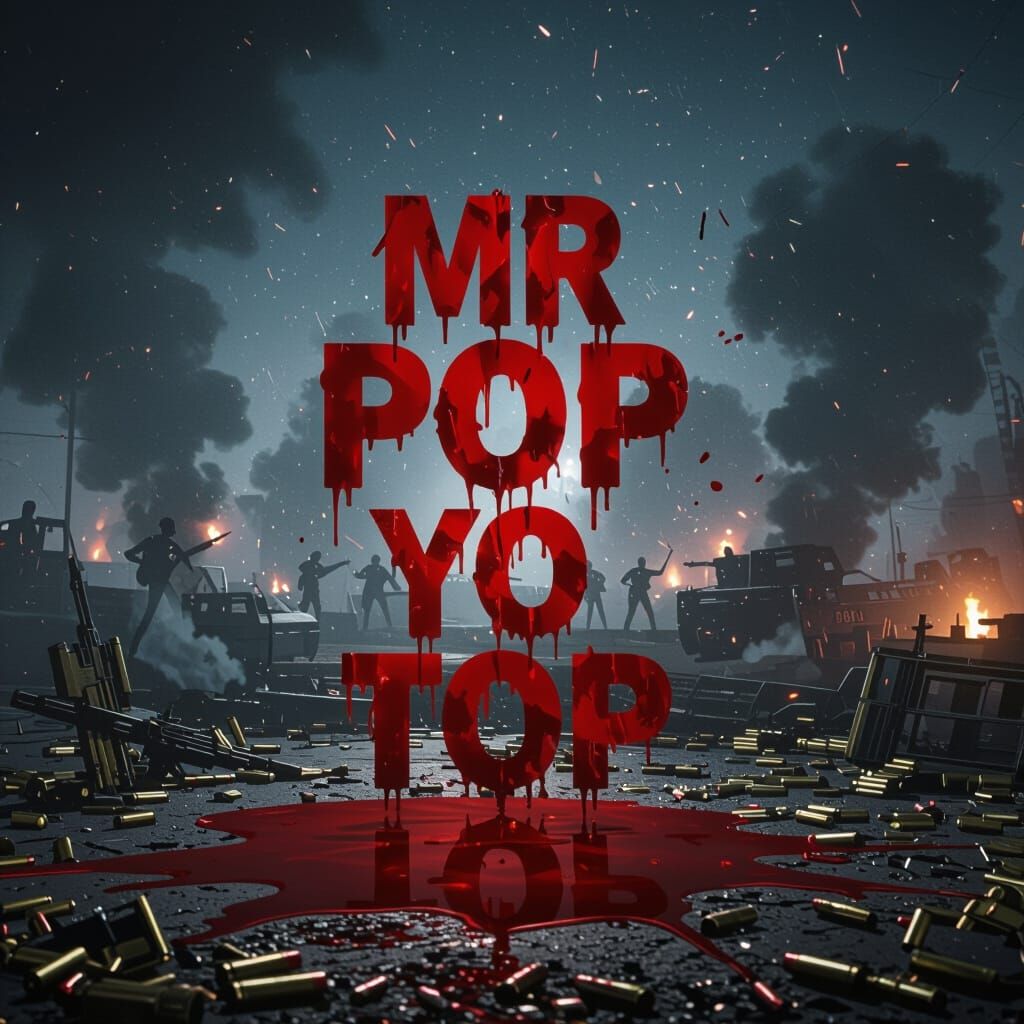 Nighttime Warzone Horror: Blood and Smoke with "Mr Pop Yo To...