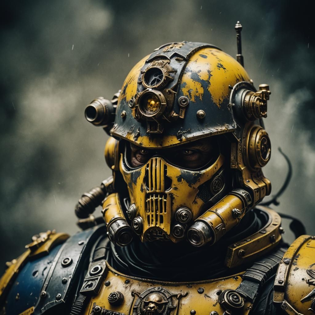 Imperial Fist Space Marine Portrait