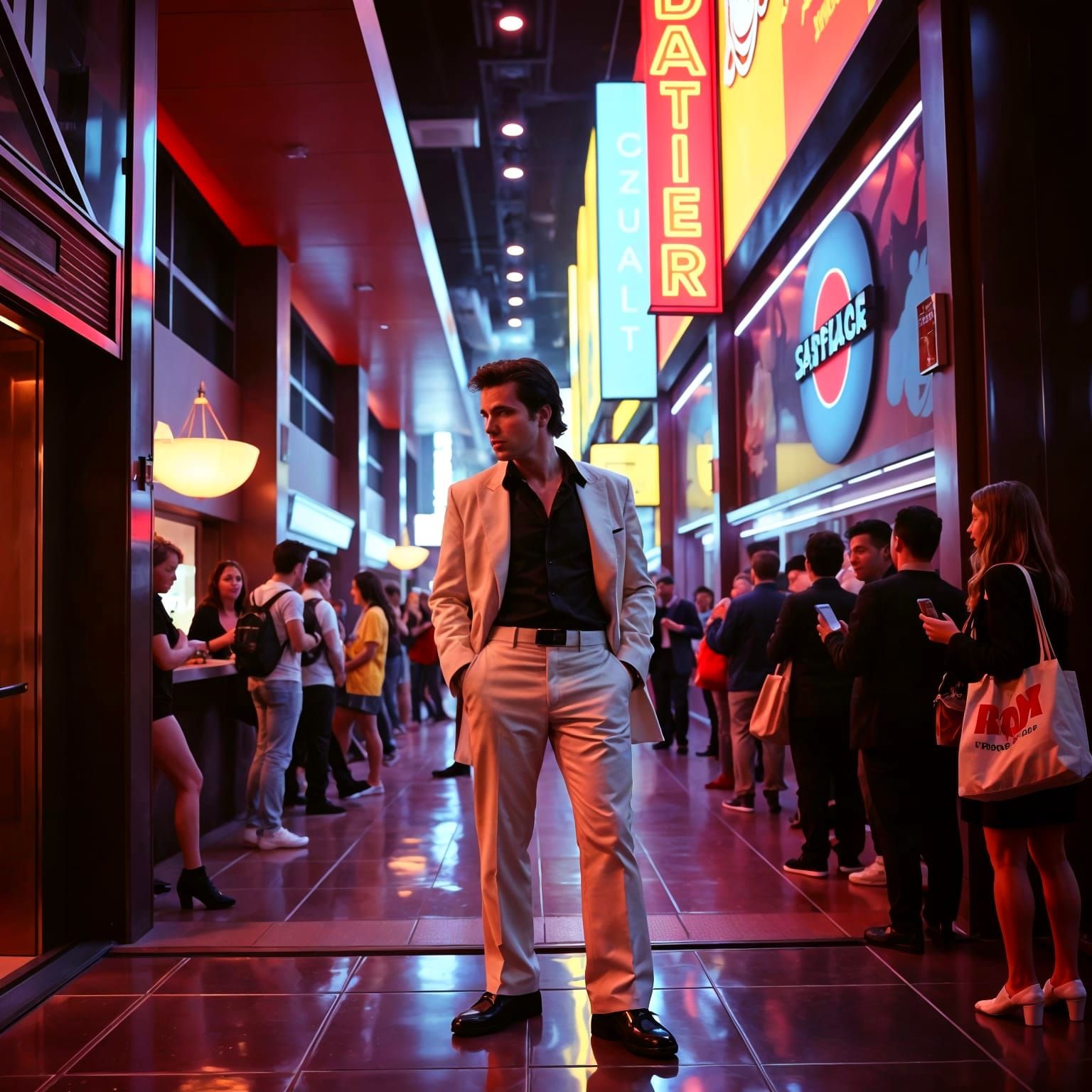 Disco Icon Out of Time in Modern Nightclub