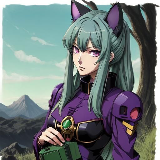 Cat-Girl Gundam Zeon Zaku Fusion