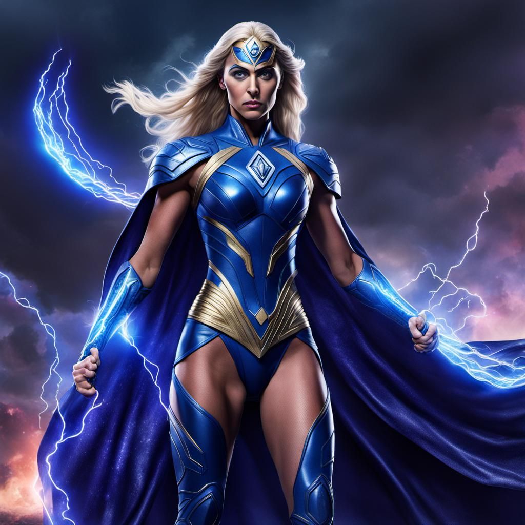 Charlotte Flair as Star Sapphire in Epic Combat