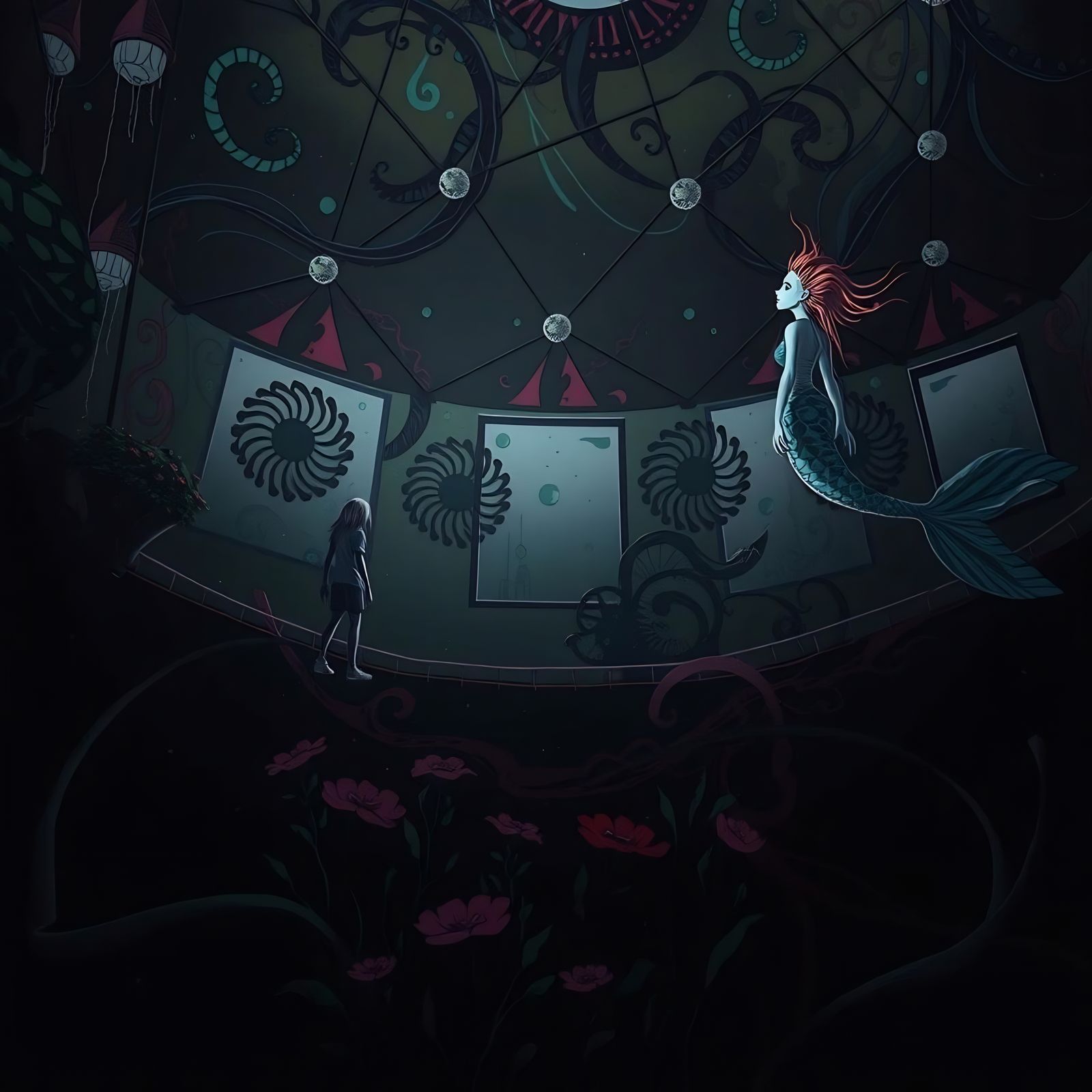 Hundertwasser Eco-Friendly Dwelling with Flower Child