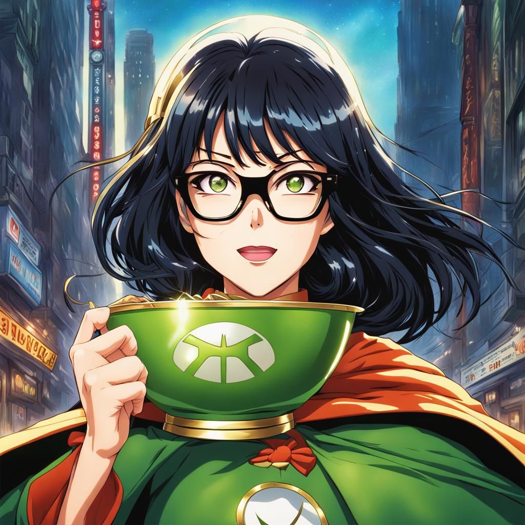 Superheroine Offers Soup, Anime Key Visual