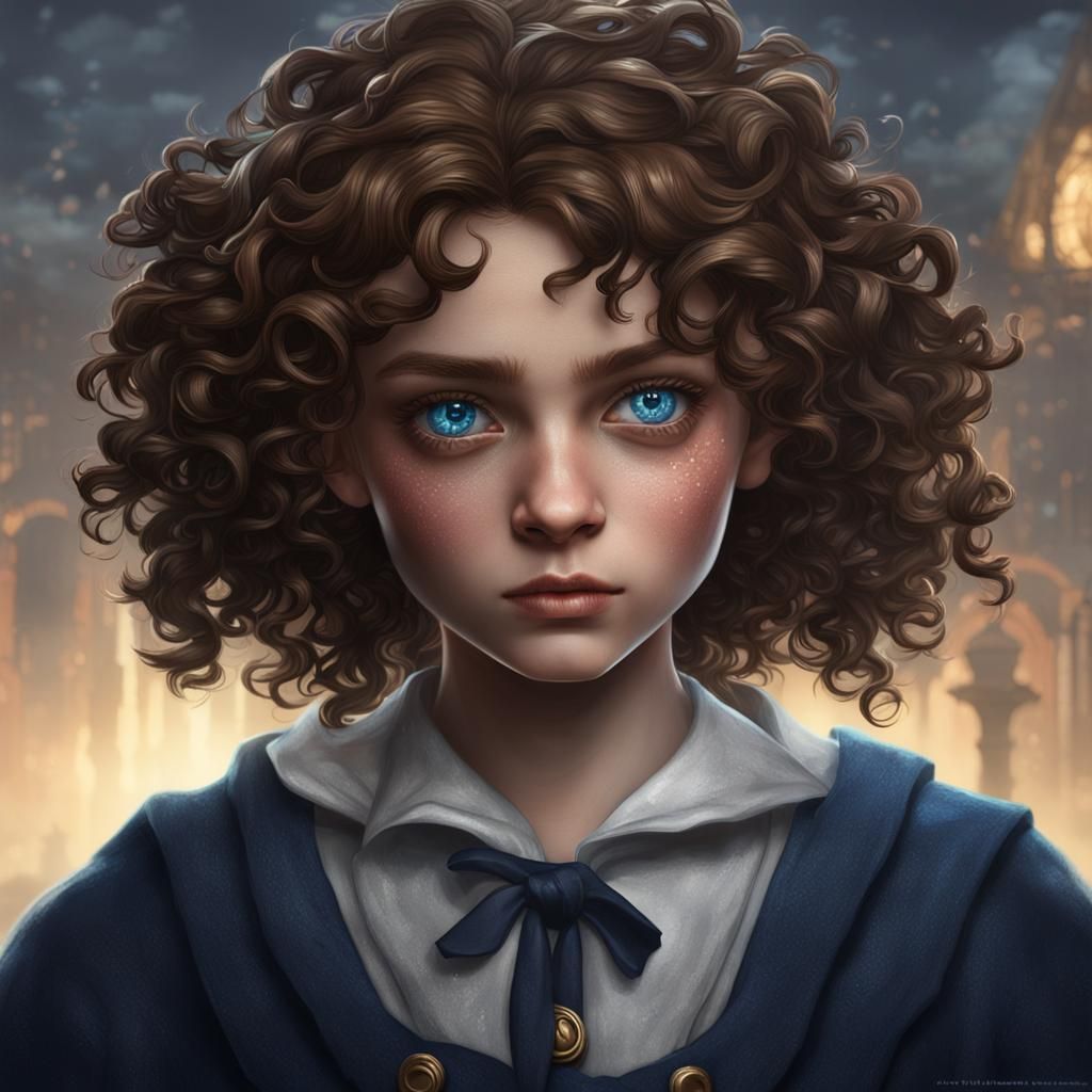 Dark Fantasy Portrait of a Snarky Girl