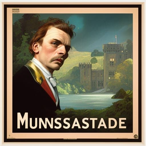 Muncaster Castle: Vintage Railway Poster Art