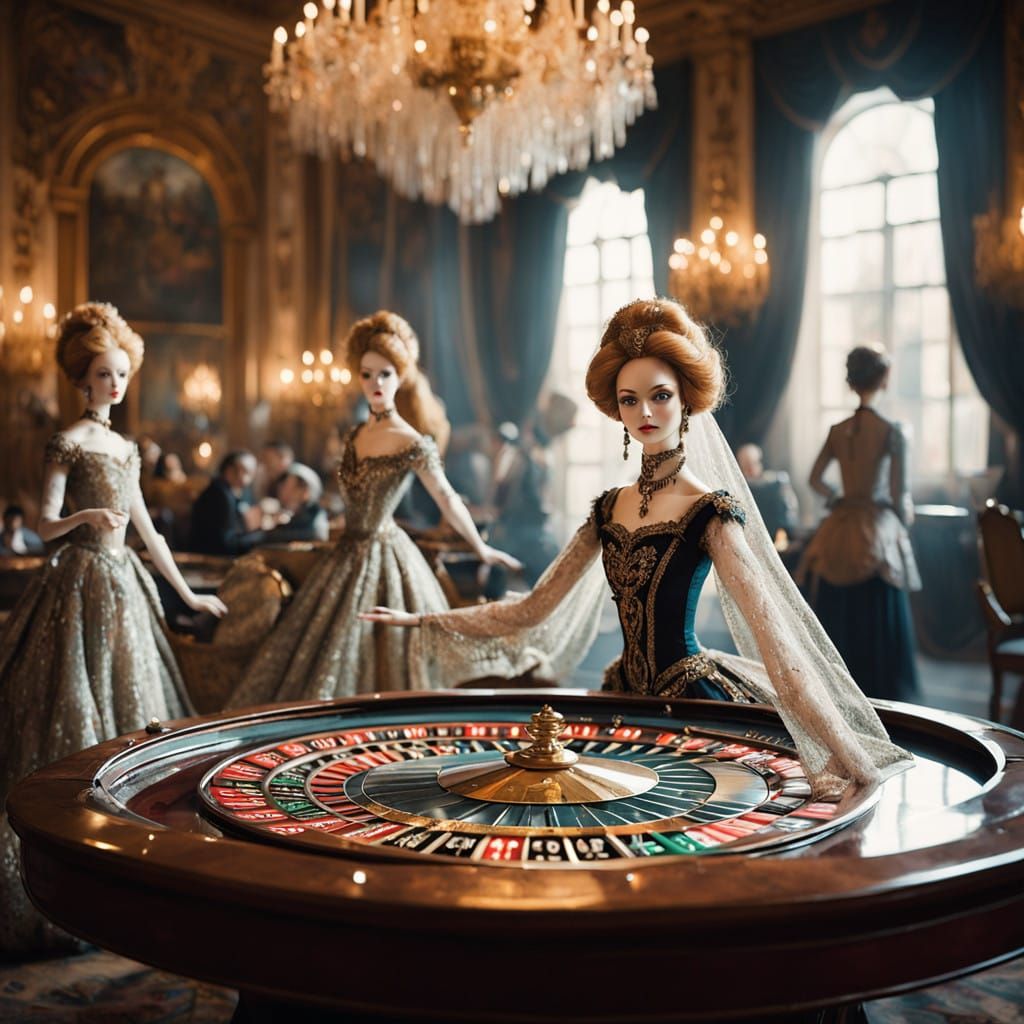 Dolls in Elegant 19th-Century Russian Ballerina Style