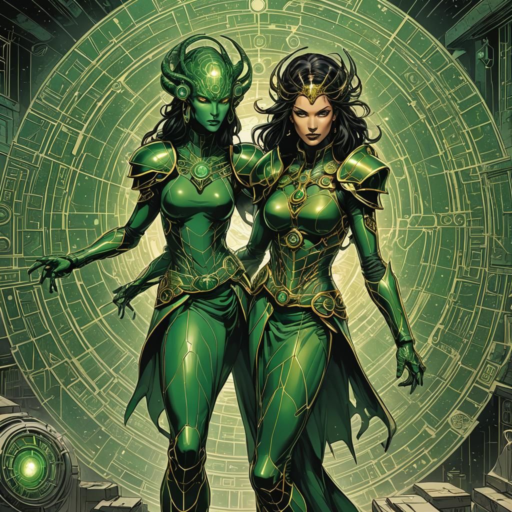 Surreal Sci-Fi Ruins with Esoteric Technology