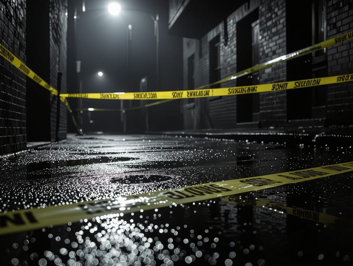 Gritty Film Noir-Inspired Crime Scene Photography