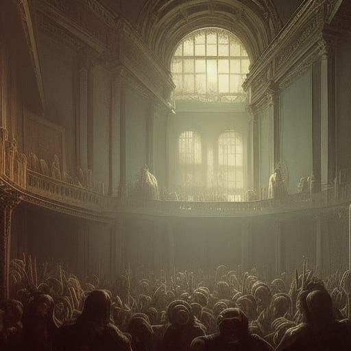 Infernal Grand Salon in Horror Style