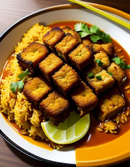 Japanese Curry Rice with Crispy Pork Cutlet