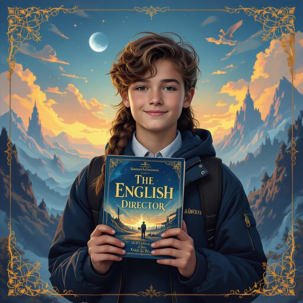 Cinematic Grammar Book Cover for Students, Fantasy Art