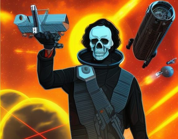 Adam Driver as Space Pirate in Asteroid Skirmish