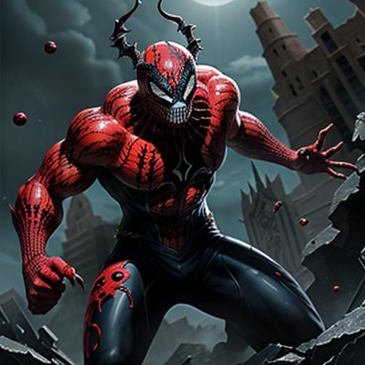 Marbas Unleashed With Carnage Symbiote Power