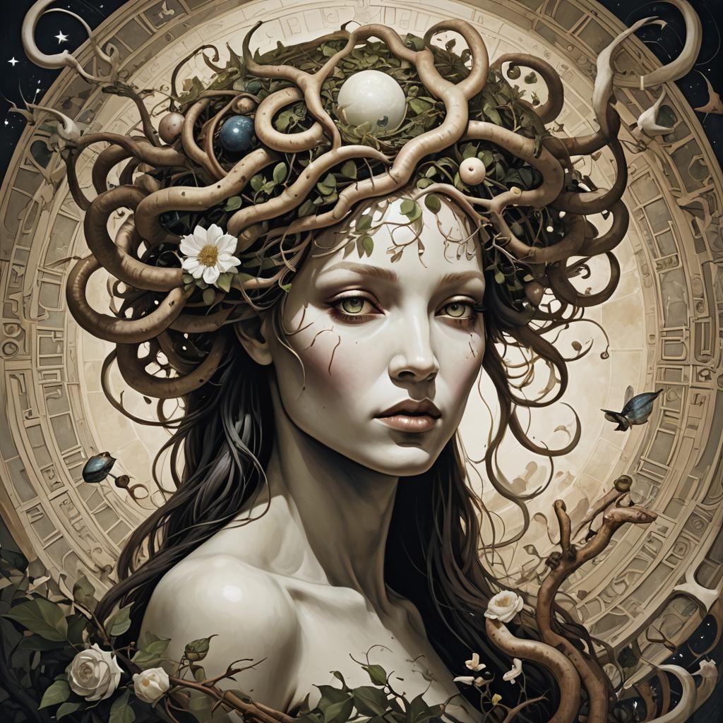 Eve, Mother of All Living: AI Generated Portrait