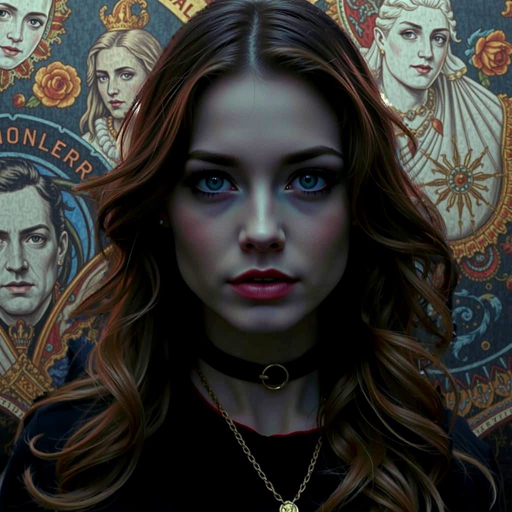 Vibrant Swirling Red Abstract Forms