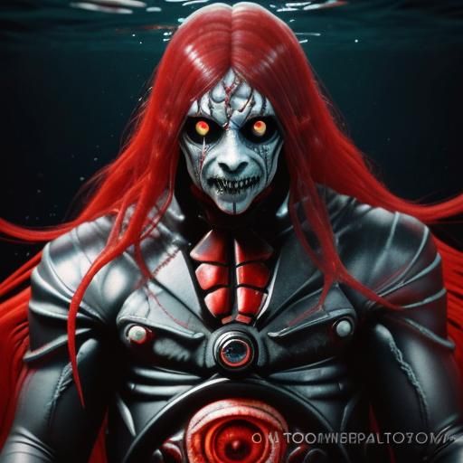 Underwater Photo of Gigantic Sleep Paralysis Demon