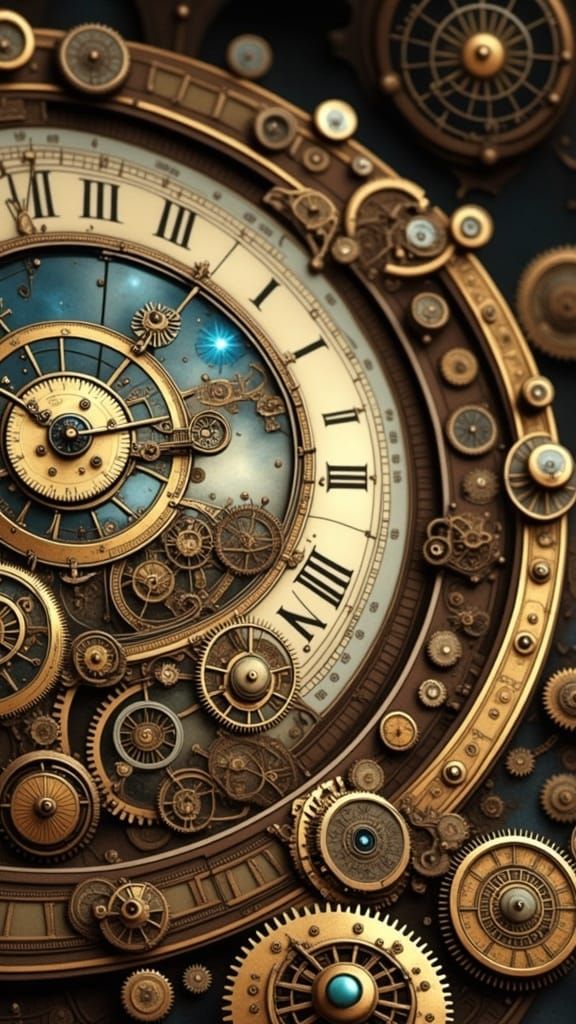 Clockpunk Orrery: Time is a Spiral