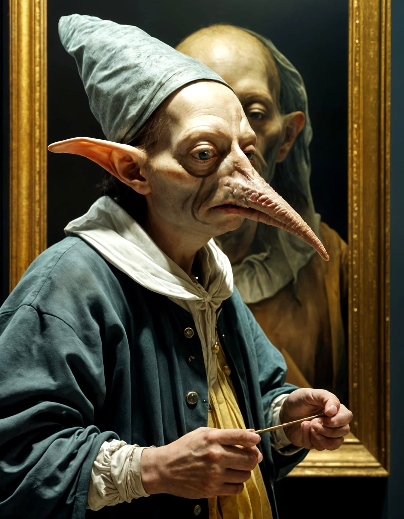 Old Masters' Night Out: A Hyperrealistic Party