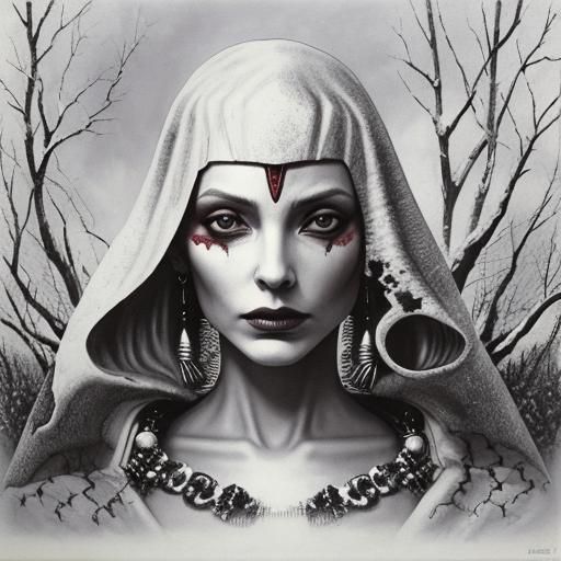 Enigmatic Mystique: AI Interpretation