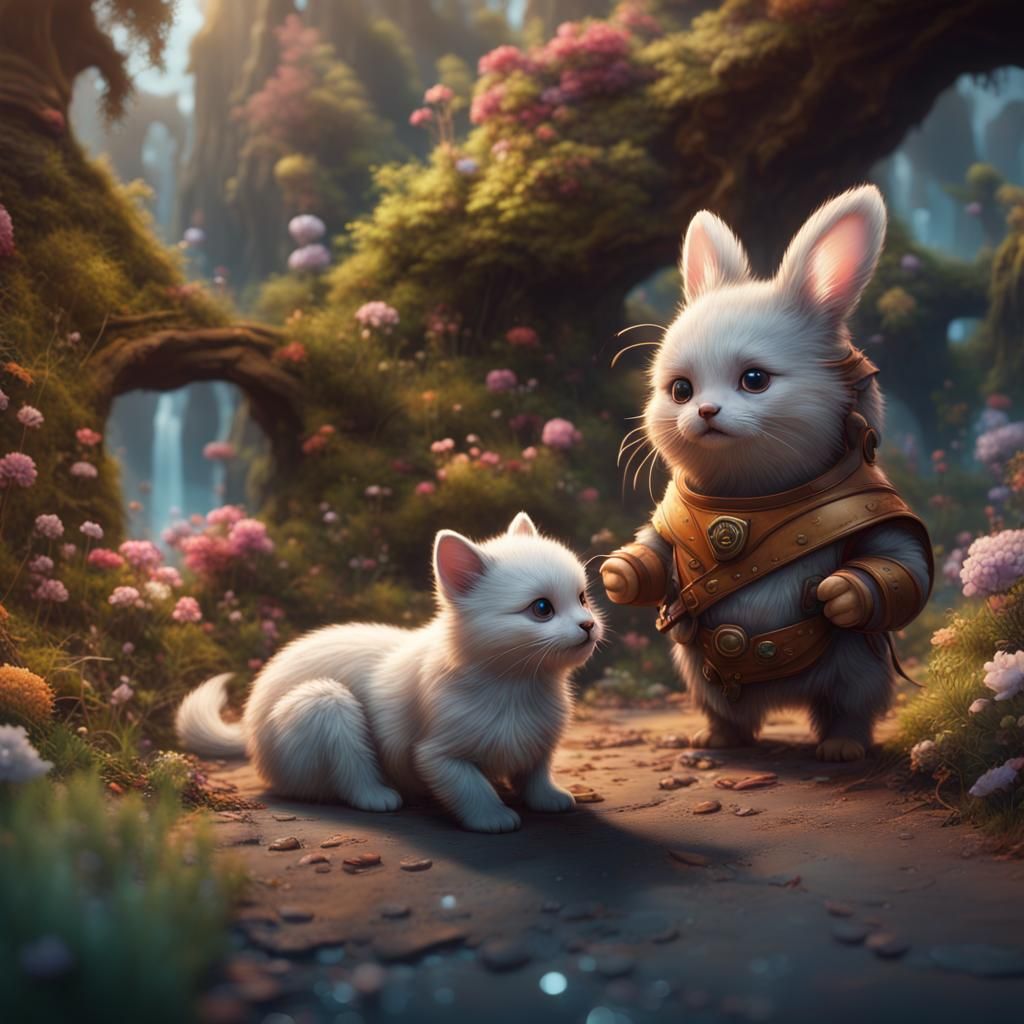 Fantastical Matte Painting with Intricate Detail