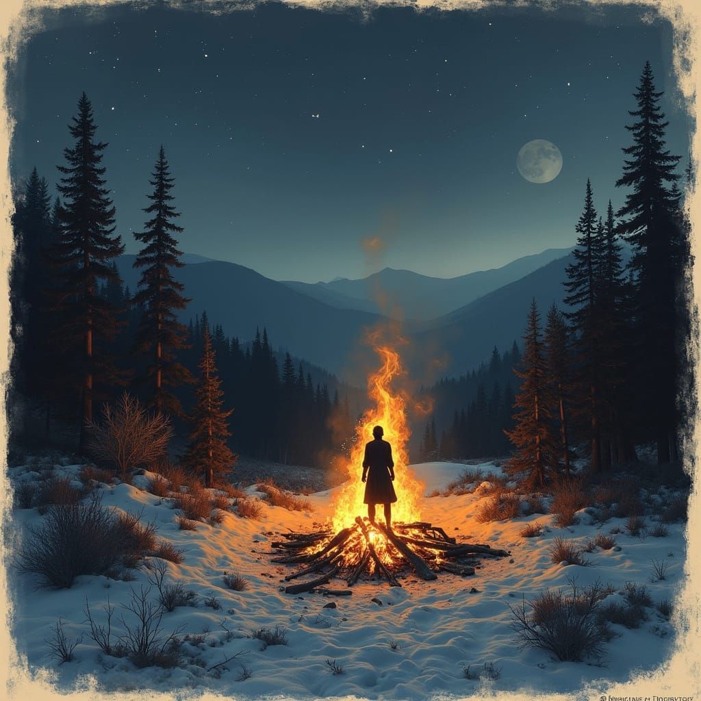 Flickering Flames in the Dark of Night