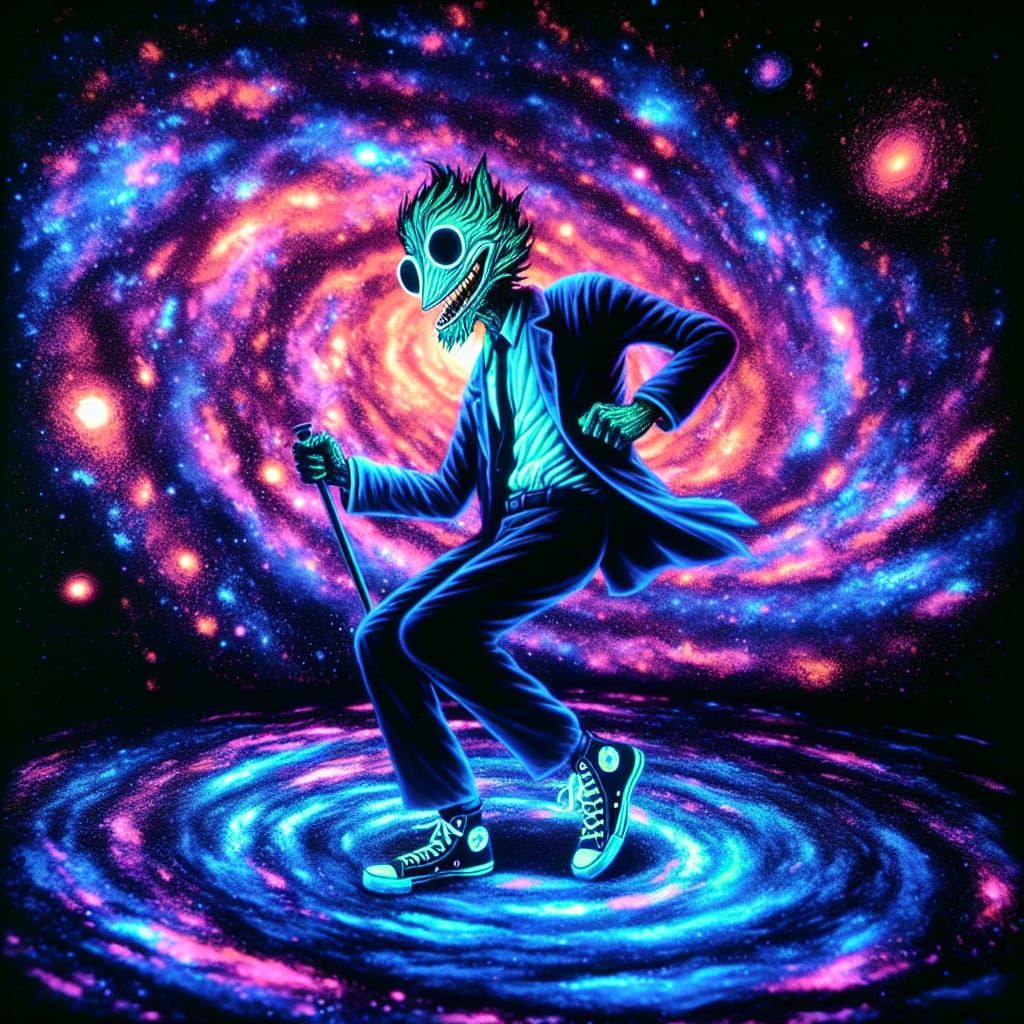 Cosmic Doctor Dancing with Spectral Bad Wolf