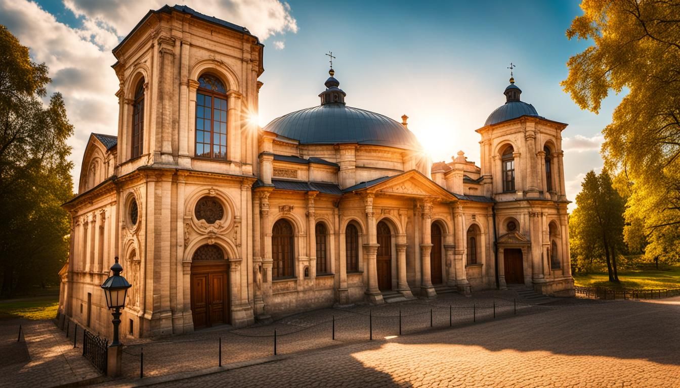 Baroque Jewish Architecture in Ukraine: Morning Sunlight