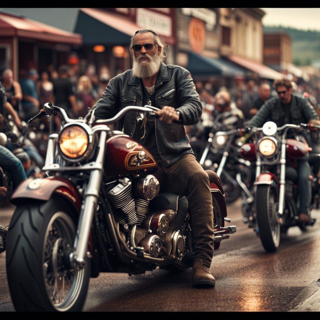 Motorcycle Rally in Sturgis, South Dakota