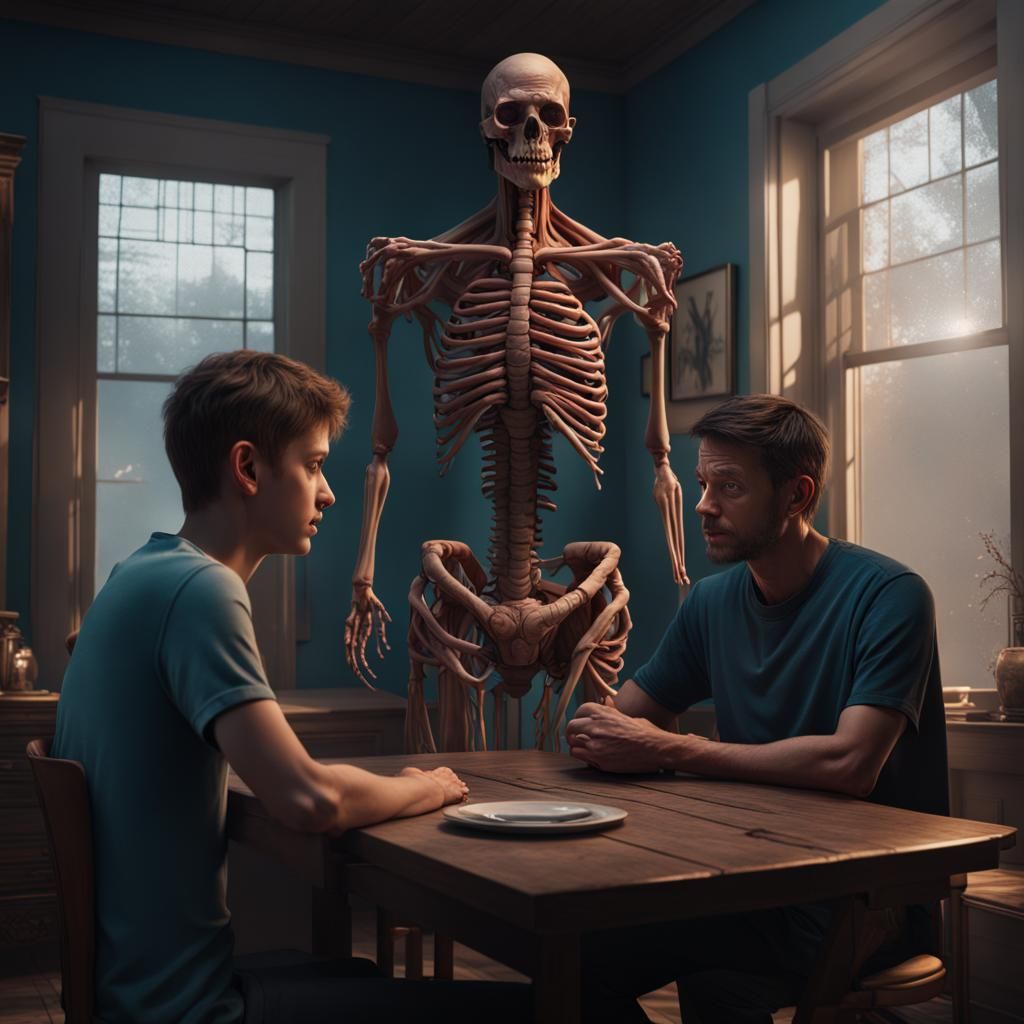 Father and Son...and Skeleton