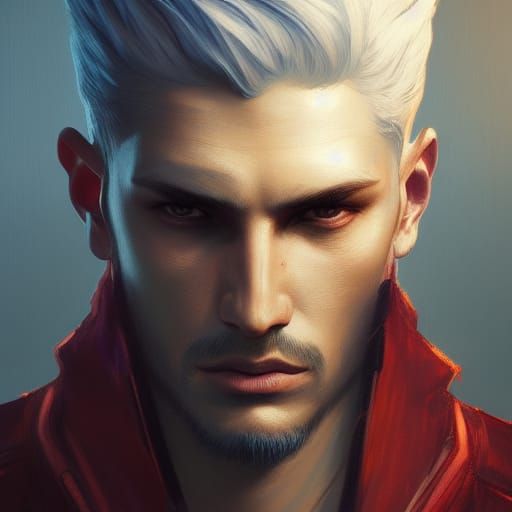 Sparda Portrait in Dynamic Lighting, Detailed Concept Art