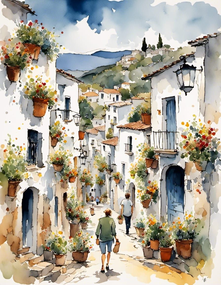 Wandering Through a Spanish Hilltop Village
