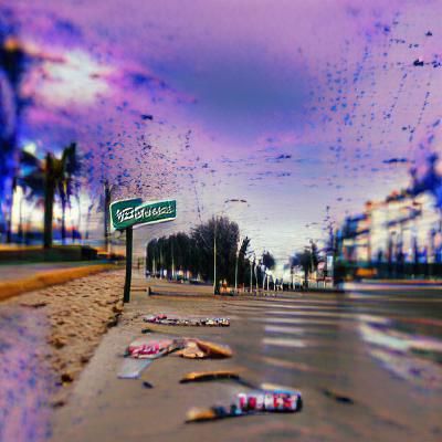 Boulevard of Broken Dreams: A Somber Street Scene