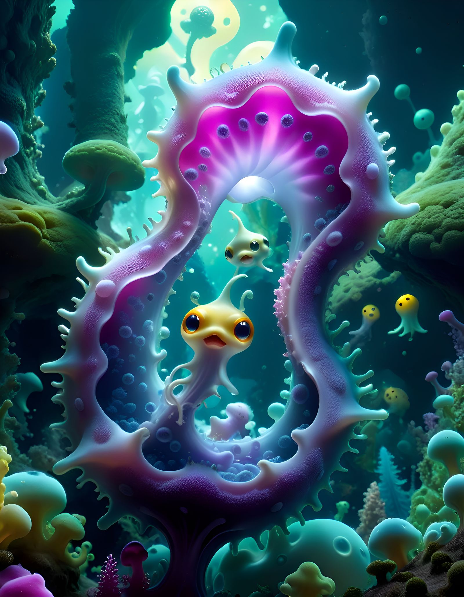 Amoebas Microscopic World